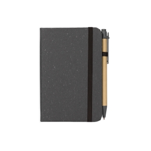 8288 - Caderneta Capa Palha de Trigo 14 x 9 com Caneta