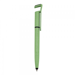 00708T - Caneta Fibra de Bambu Touch com Suporte