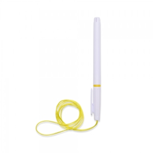 1092 - Caneta Plástica Com Cordão