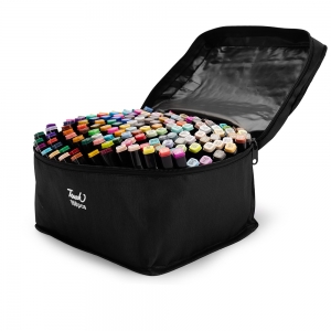 08329-168 - Kit Canetas Marcadoras Pontas Duplas com 168 Cores