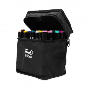 08329-60 - Kit Canetas Marcadoras Pontas Duplas 60 Cores