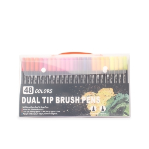 08332B-48 - Kit Canetinhas Ponta Dupla 48 Cores