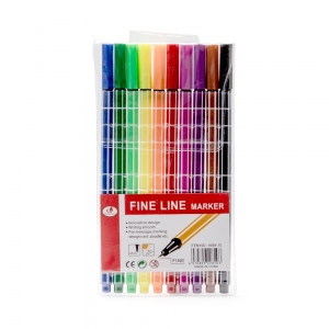 P$1688-10 - Kit Canetinhas Traço Fino 10 cores