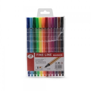 P$1688-12 - Kit Canetinhas Traço Fino 12 cores